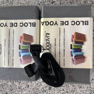 Yogavni yoga blocks and strap